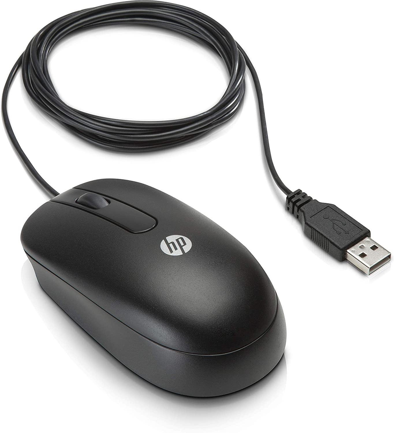 Genuine HP USB 2-Button Optical Mouse P/N: 672652-001 New - Atlas Computers & Electronics 