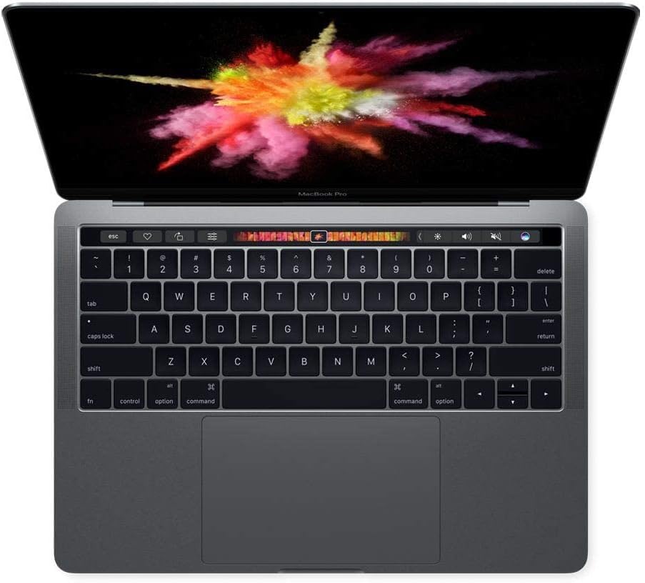 2019 Apple MacBook Pro with 2.3GHz Intel Core i7 (13-inch, 16GB RAM, 500GB SSD Storage) Space Gray (Renewed)