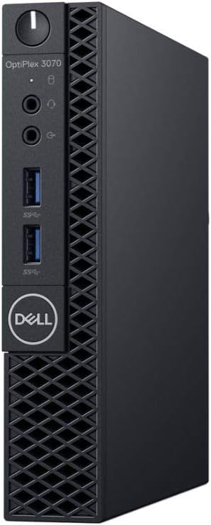 Dell OptiPlex 3070 Desktop Computer - Intel Core i7-9700T - 8GB RAM - 256GB SSD - Micro PC (Renewed)