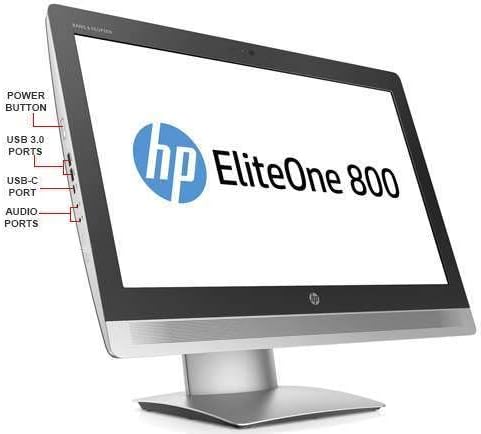 HP EliteOne 800 G2 23in FHD All in One PC - Intel Core i5-6500 3.2GHz 8GB 256GB SSD DVD Webcam WiFi Windows 10 Pro (Renewed)
