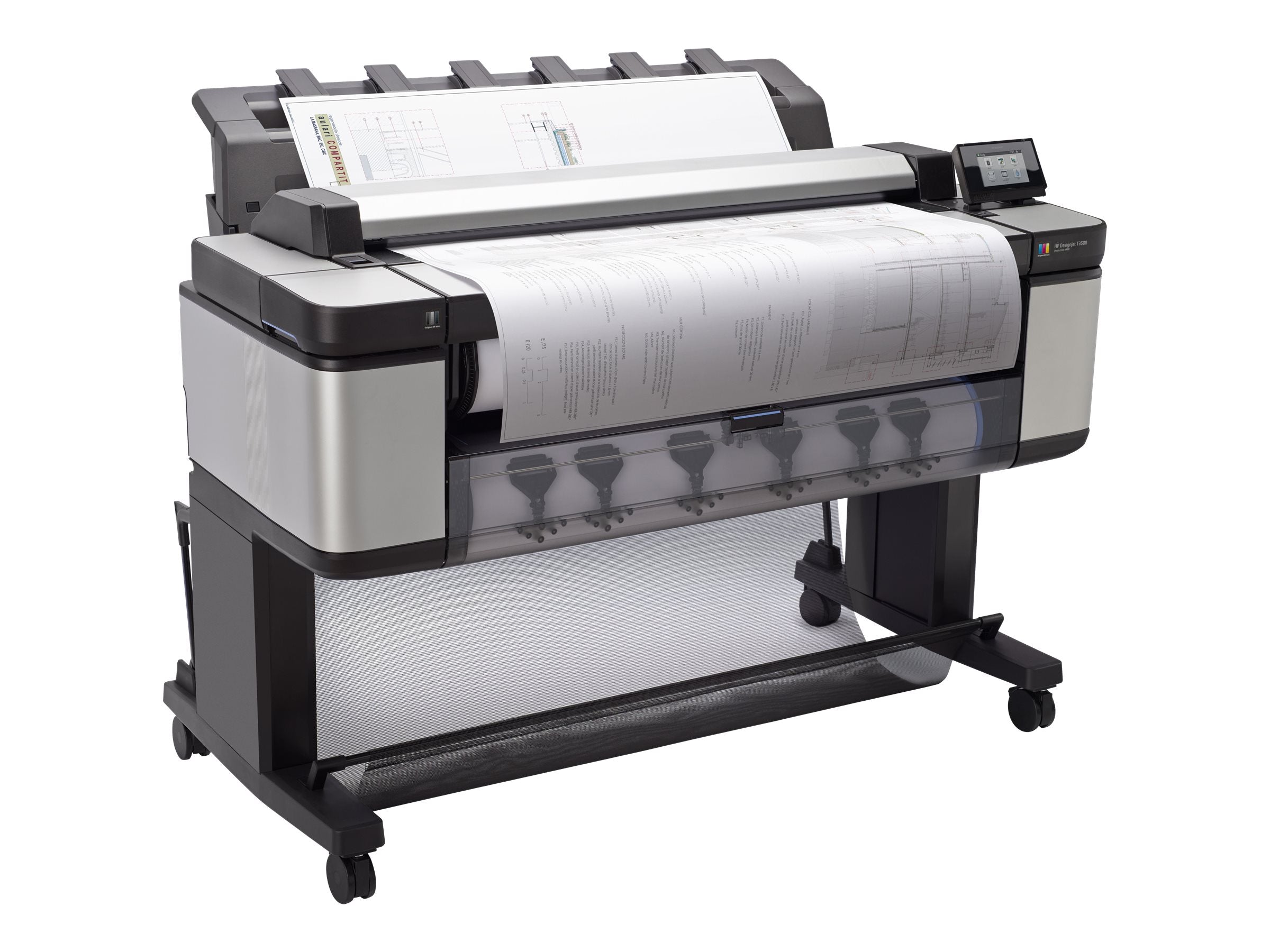HP DesignJet T3500 Production eMFP - multifunction printer - color Ref ...