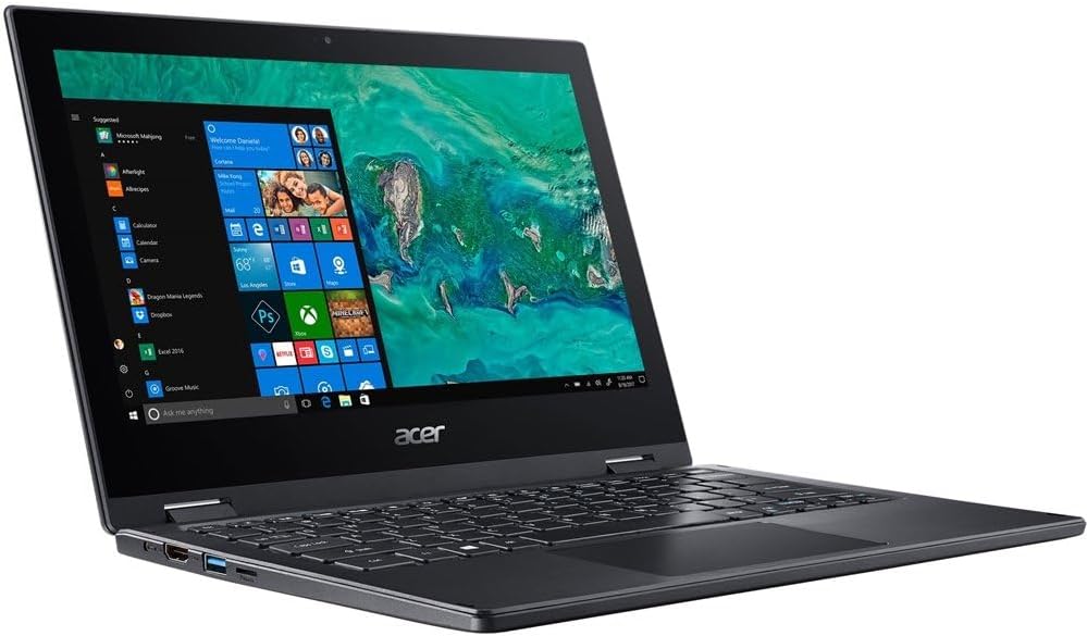 Acer TravelMat Spin B118-RN Touch screen Laptop - Intel Celeron N3450, 4GB RAM, 64GB, Windows 10  - Black Refurbished