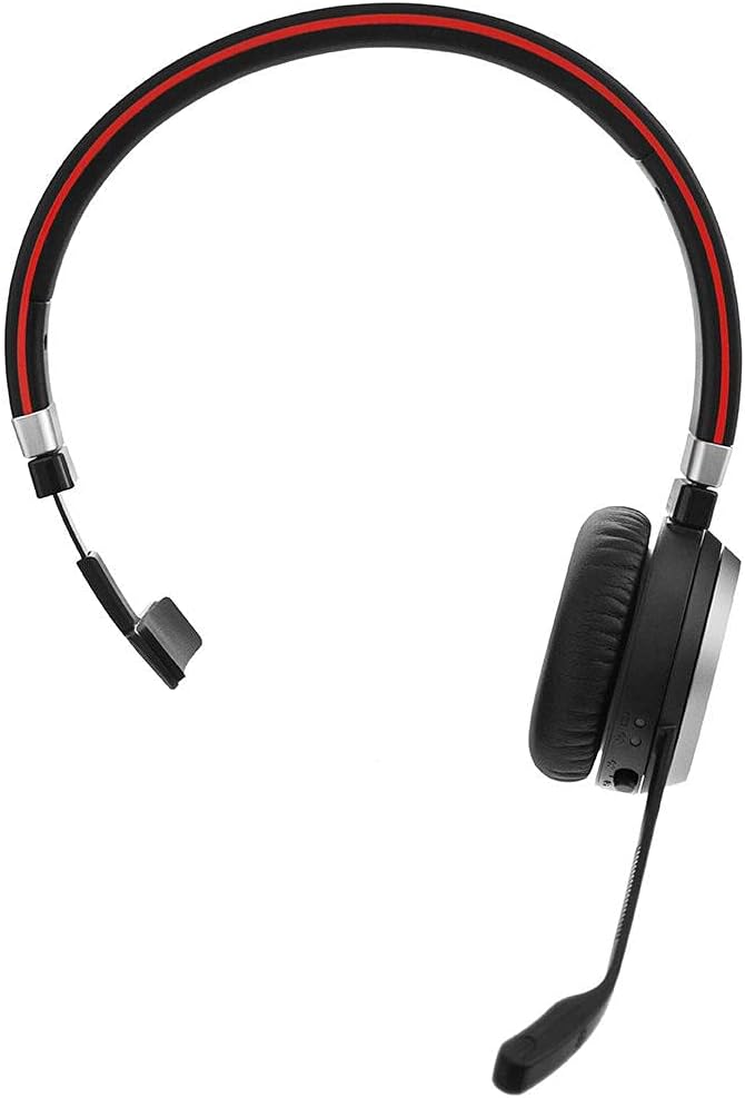Jabra Evolve 65 Headset - Mono - USB Type A - Wireless - Bluetooth - 98.4 ft (30 m) - Over-the-head - Binaural - Ear-cup - Noise Cancelling Microphone - Noise Canceling - Black