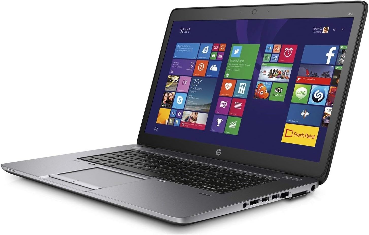 HP EliteBook 850 G2 15.6" - Intel Core i7-5600U (2 Core) 2.60GHz - 8GB- 256GB - Win 10 Pro (Renewed)