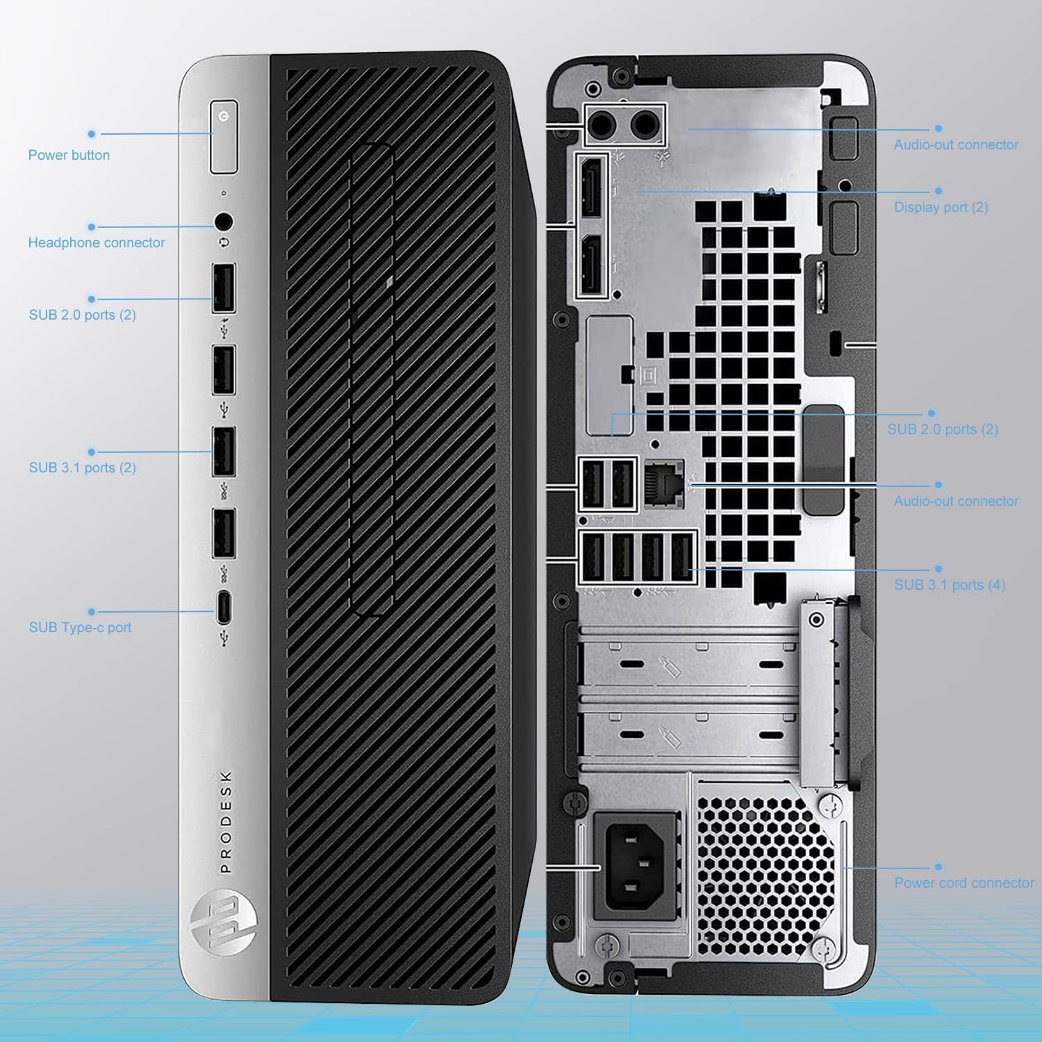HP EliteDesk 800 G3 SFF Intel i5 3.20GHz 16GB DDR4 512Gb SSD WiFi Windows 10 Pro 24 HP EliteDesk 800 G3 SFF Intel i5 3.20GHz 16GB DDR4 512Gb SSD WiFi Windows 10 Pro 24