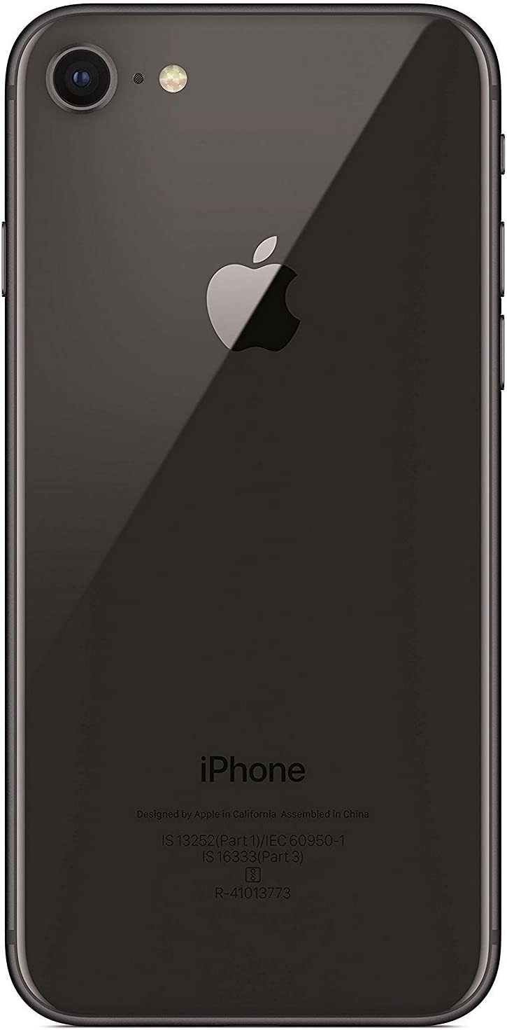 APPLE IPHONE 8 64GB UNLOCKED SMARTPHONE-BLK  Refurbished with Charger