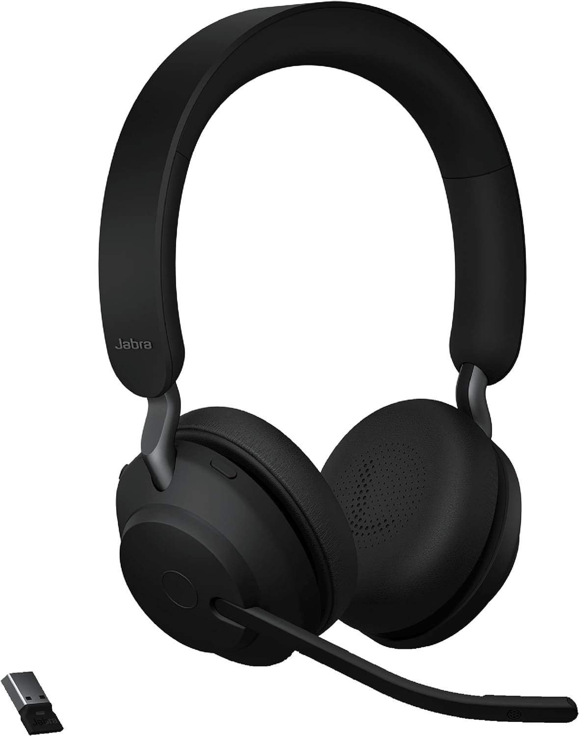 Jabra Evolve2 65 Link380c UC Stereo Wireless Noise-Isolating Headset - Black Open Box Refurbished