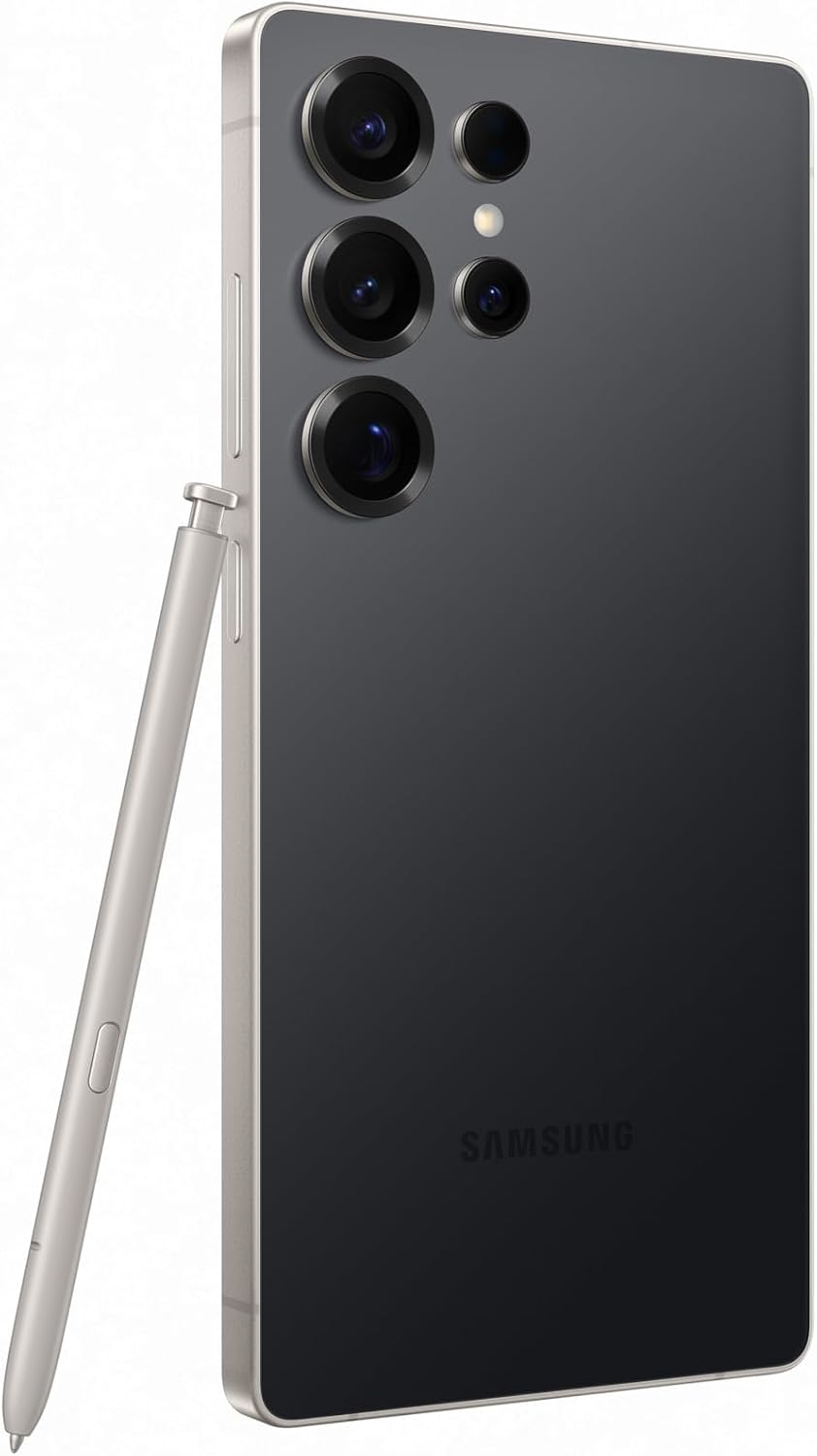 Samsung Galaxy S25 Ultra - Titanium Black, 256GB, AI Smartphone, 6.9" AMOLED Display, 200MP, S-Pen Included