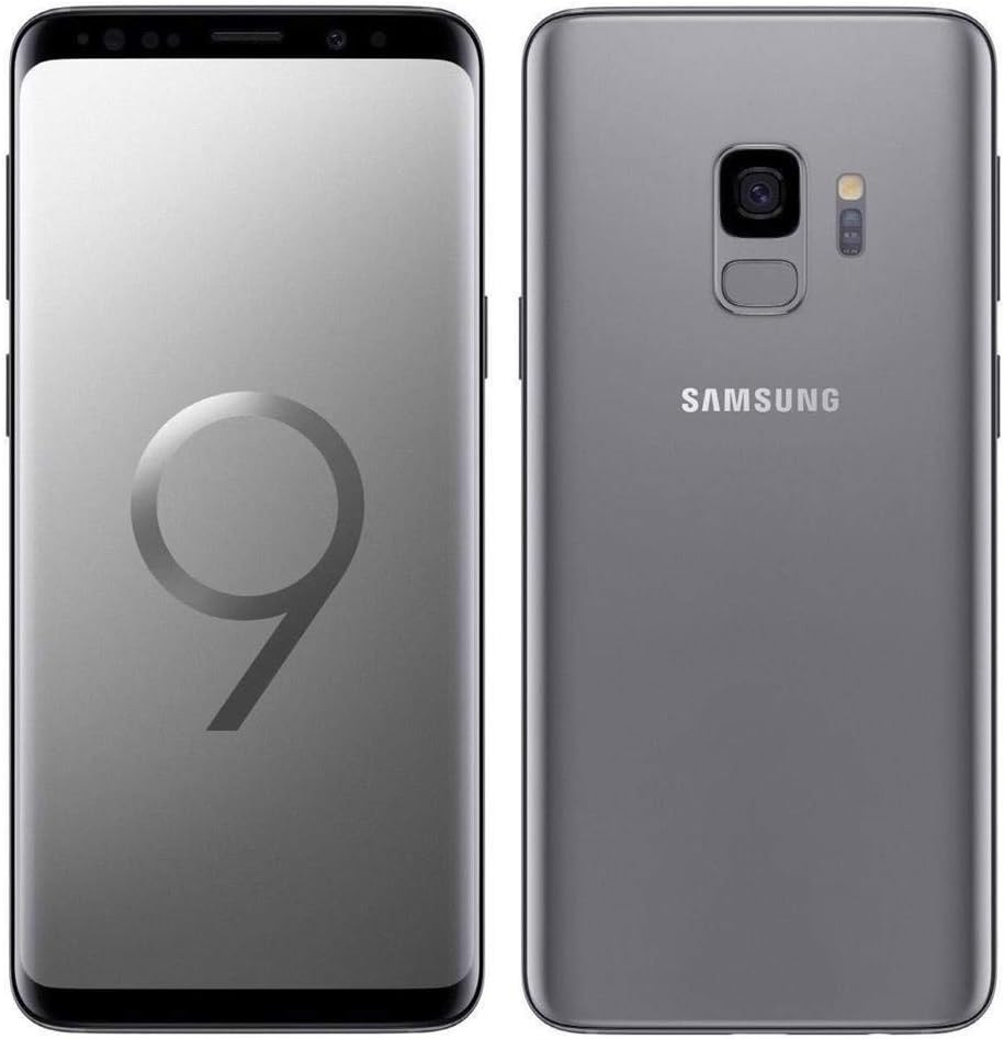 Samsung Galaxy S9+ 64GB (Canadian Model) G960W Unlocked Smartphone - Titanium Grey renewed