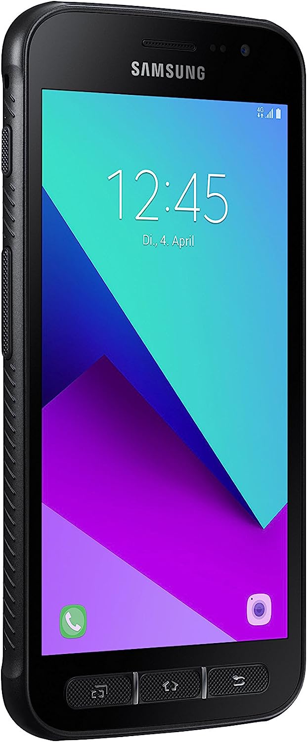 Samsung Galaxy XCover4, Black (SM-G390WZKAXAC) Renewed.