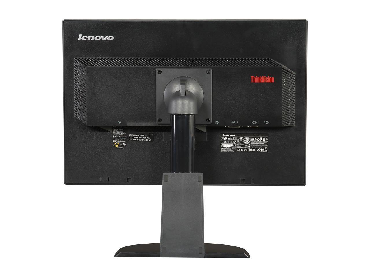 Lenovo 22-Inch Screen LED-Lit Monitor, Black Refurbished - Atlas Computers & Electronics 