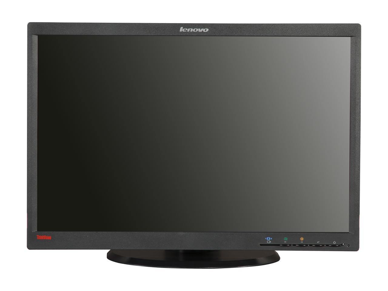 Lenovo 22-Inch Screen LED-Lit Monitor, Black Refurbished - Atlas Computers & Electronics 