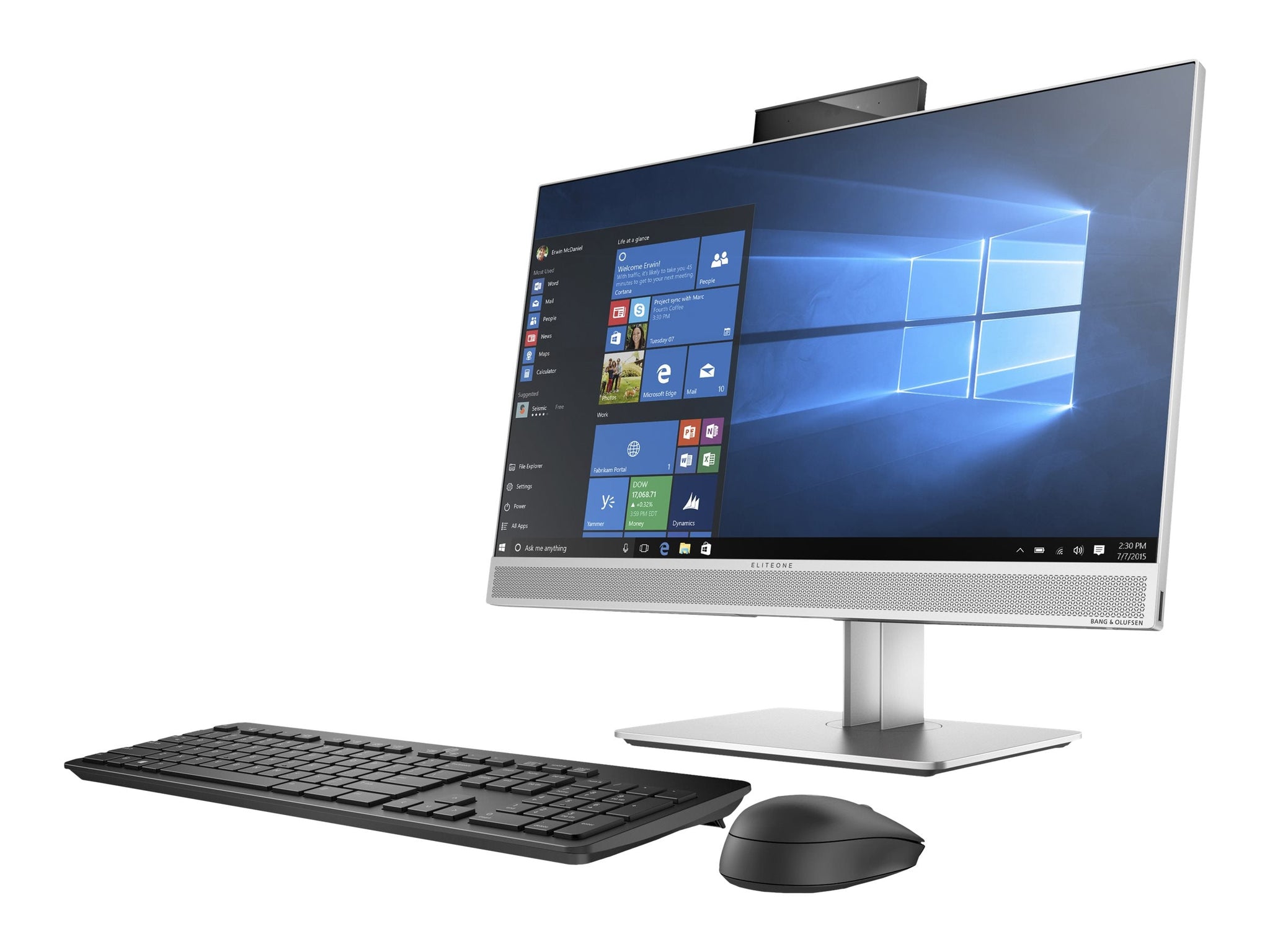 HP EliteDesk 800 G3 23.8-inch NonTouch All-in-One PC - I5-7500 8GB 1TB W10P Refurbished