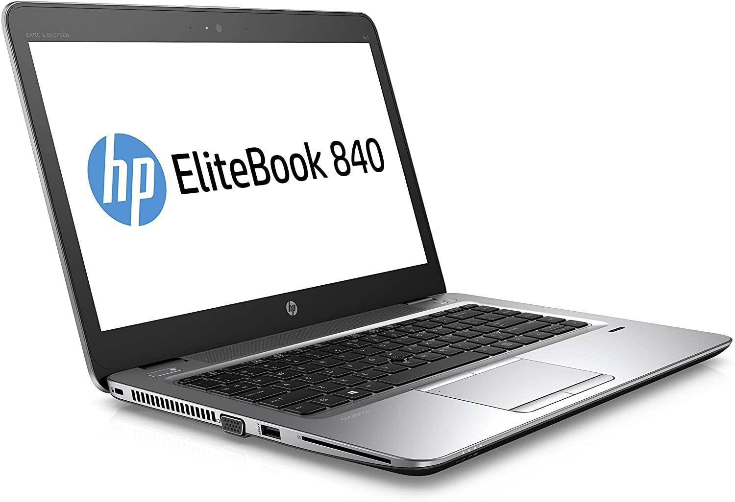 HP 840 G3 14" Notebook - Intel Core i7 6th Gen i7-6600U (2 Core) 2.60 GHz 8GB 256 SSD Windows 10 Pro - Atlas Computers & Electronics 