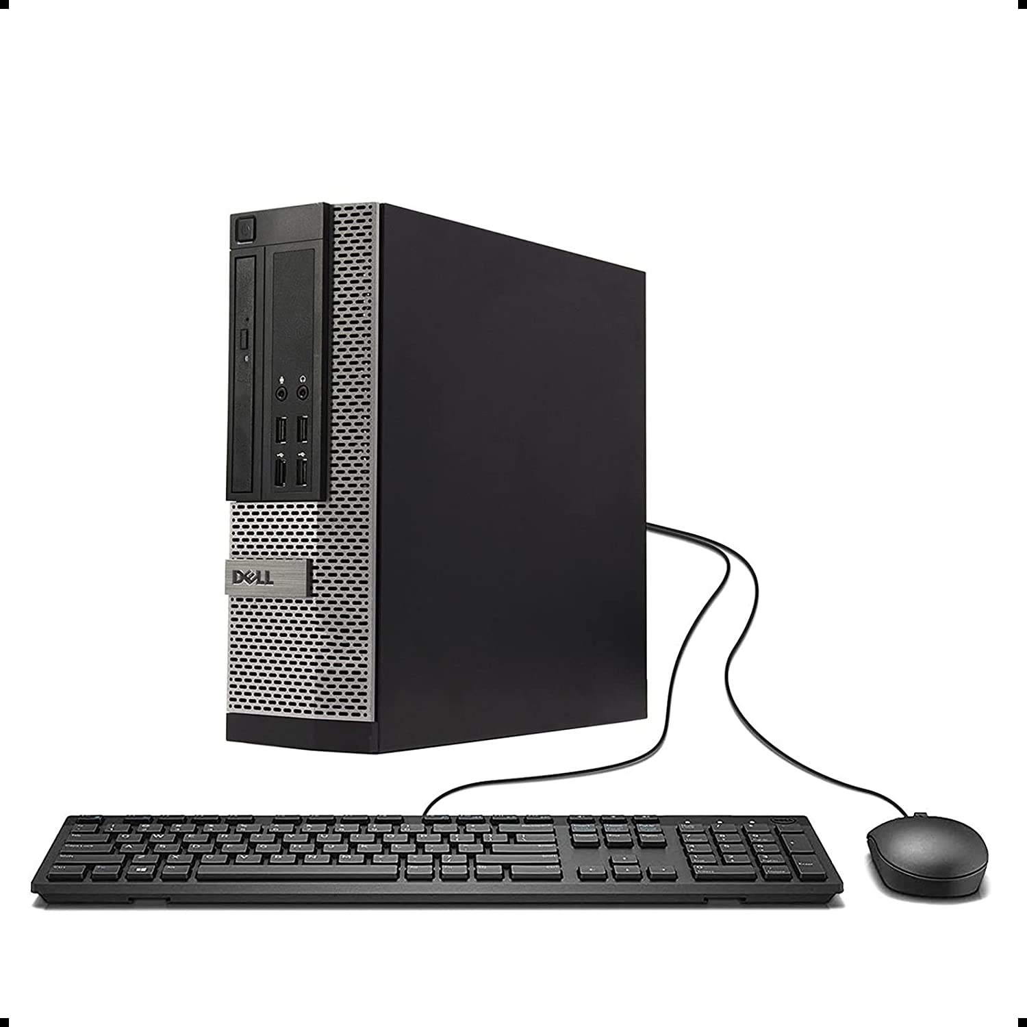 Dell Optiplex 9010 SFF Desktop+22" Dell Monitor Intel Core i5-3470 3.2GHz 8GB RAM 500GB HDD DVD Win 10 Pro, WIFI (Renewed)