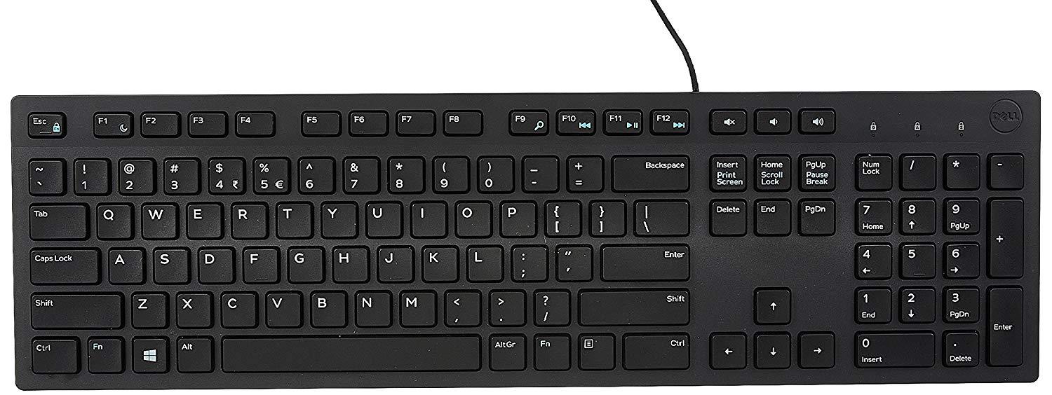 DELL Wired usb Keyboard KB216, Black New - Atlas Computers & Electronics 