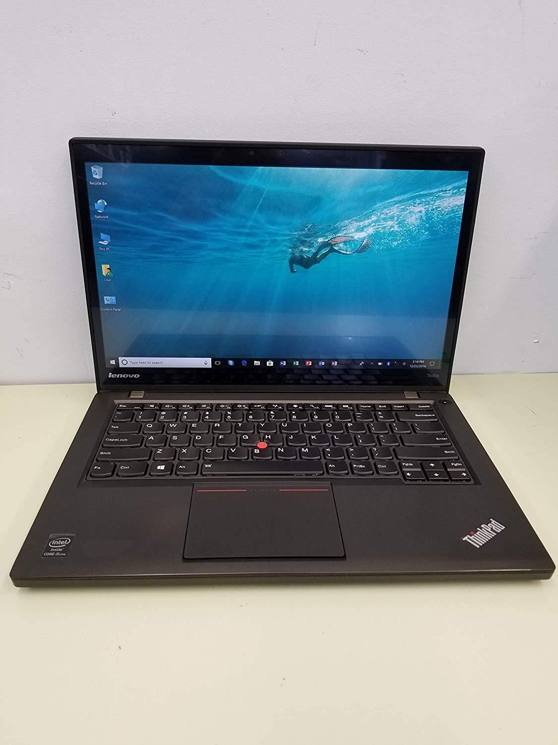 Lenovo Thinkpad T440S i5-4300U @ 1.9Ghz , 256GB SSD , 8GB DDR3 RAM , Windows 10 Professional - Atlas Computers & Electronics 