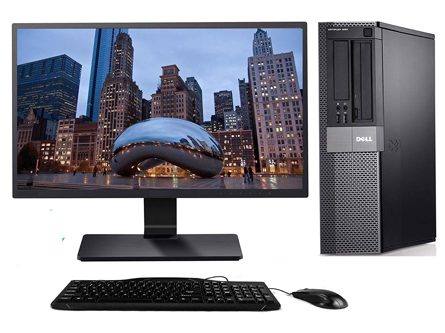 Dell Optiplex 990 Desktop + 22 Inch Dell Monitor~Windows 10 64 Bit ~ Keyboard~Mouse~WiFi Refurbished - Atlas Computers & Electronics 