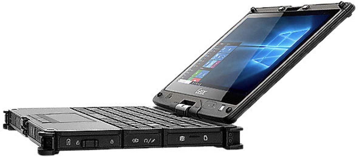Getac V110 Rugged Convertible Durable Outdoor Laptop/Tablet PC 8Gb 256 SSd