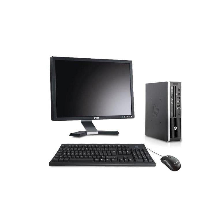 HP Compaq Elite 8300 Ultra Slim DESKTOP- 8GB - 500GB HDD - Intel i5 Processor - Win 10 Pro - WiFi - 22" monitor - Keyboard & Mouse - BLK - REFURBISHED - Atlas Computers & Electronics 