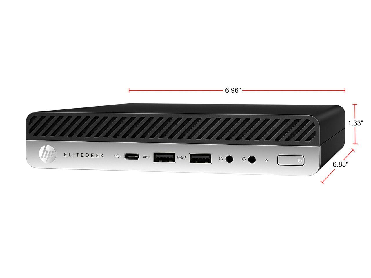 HP EliteDesk 800 G5 mini desktop Core i5 9500T 2.2 GHz 8 GB 1 TB UHD Graphics 630 Win10 Pro 64-bit - Atlas Computers & Electronics 