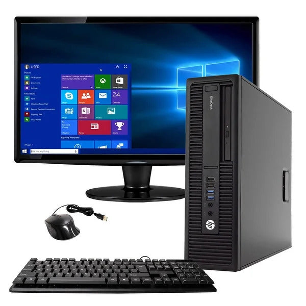 【SSD256GB】HP EliteDesk 800 G2 i5 (02125) HP EliteDesk 800 G2 - Tower - Core i5 3.2 GHz - RAM 8 GB - SSD 500