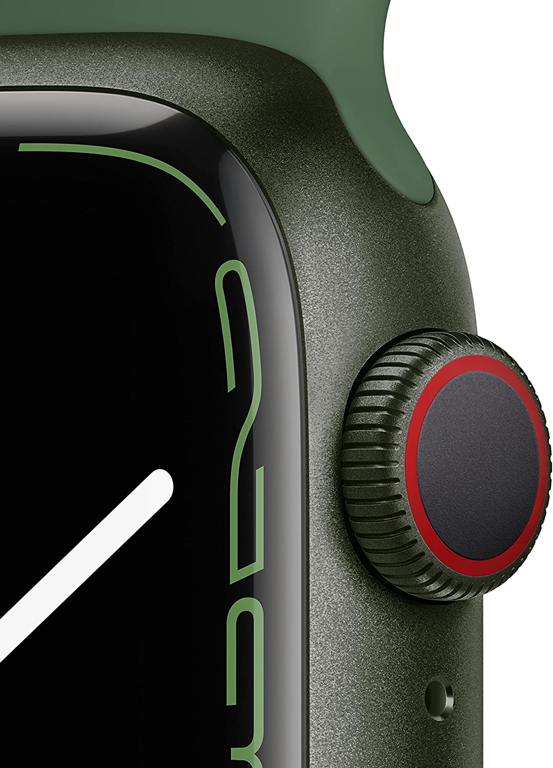 Apple Watch Series 7 41mm Gps + Cellular Aluminum Green + Clover Sport Band 32gb WS1