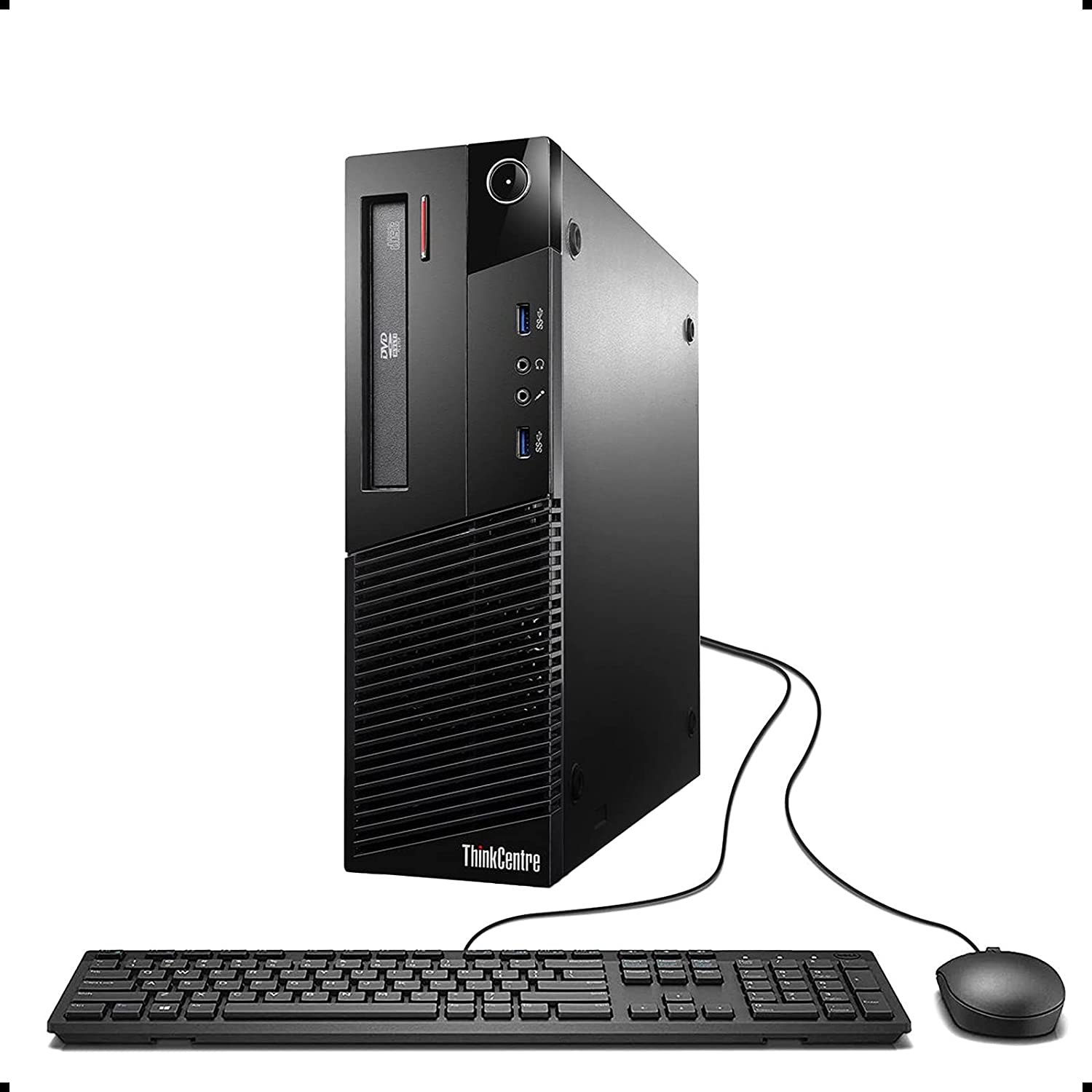 Lenovo ThinkCentre M83 SFF intel core i54570@3.2GHz 8GB RAM 256GB SSD Win10Pro WiFi  19" Mon Refurb