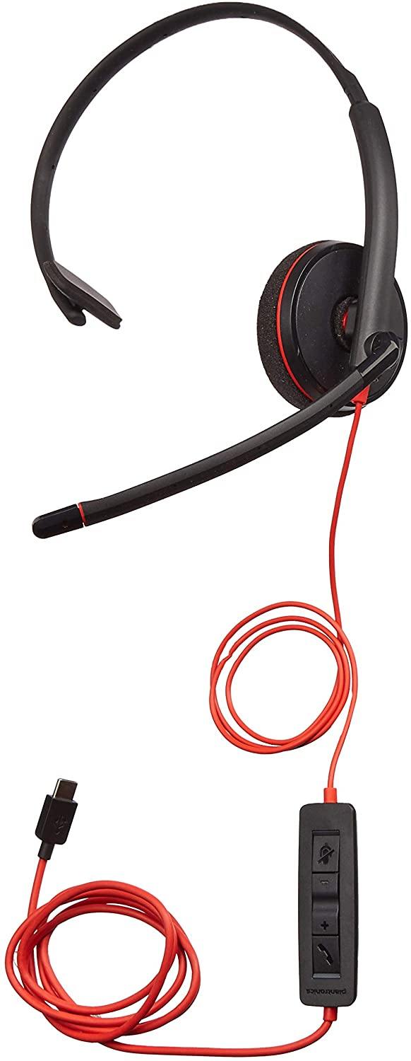 Plantronics Blackwire 3200 USB Headset - BLK - NEW - Atlas Computers & Electronics 