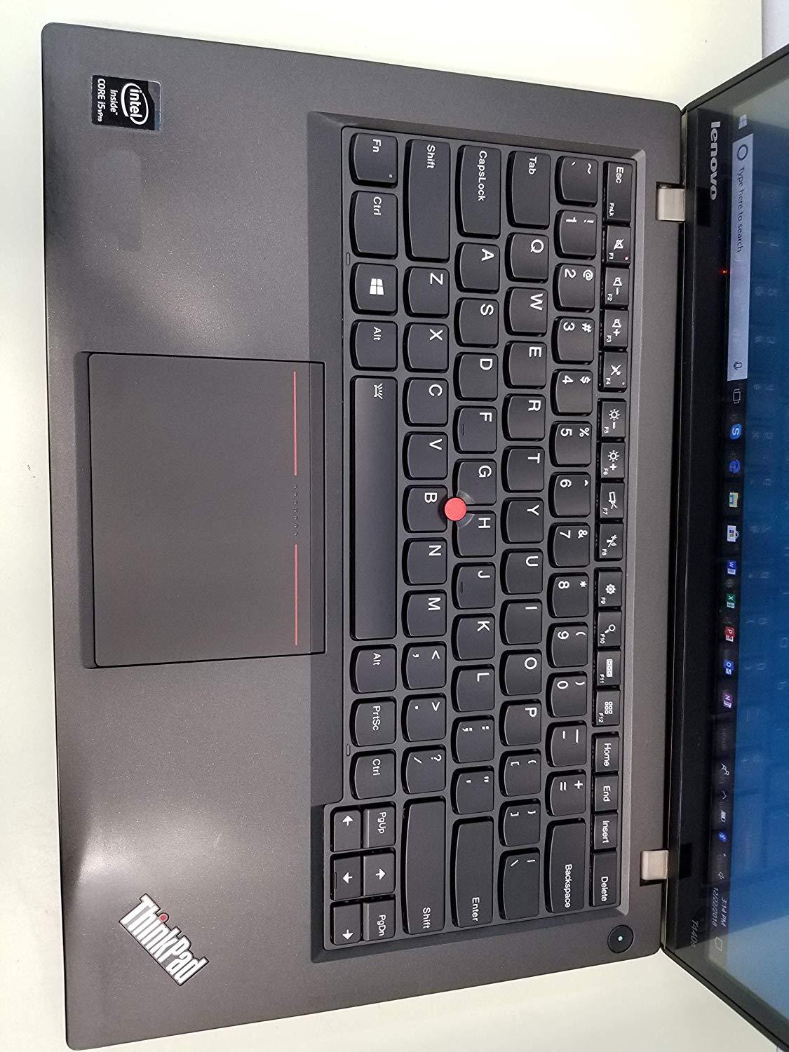 Lenovo ThinkPad T440P 14"Laptop, Intel i5-4300M 3.3GHz, 8GB RAM, 500GB HDD, Win 10 Pro (Renewed) - Atlas Computers & Electronics 