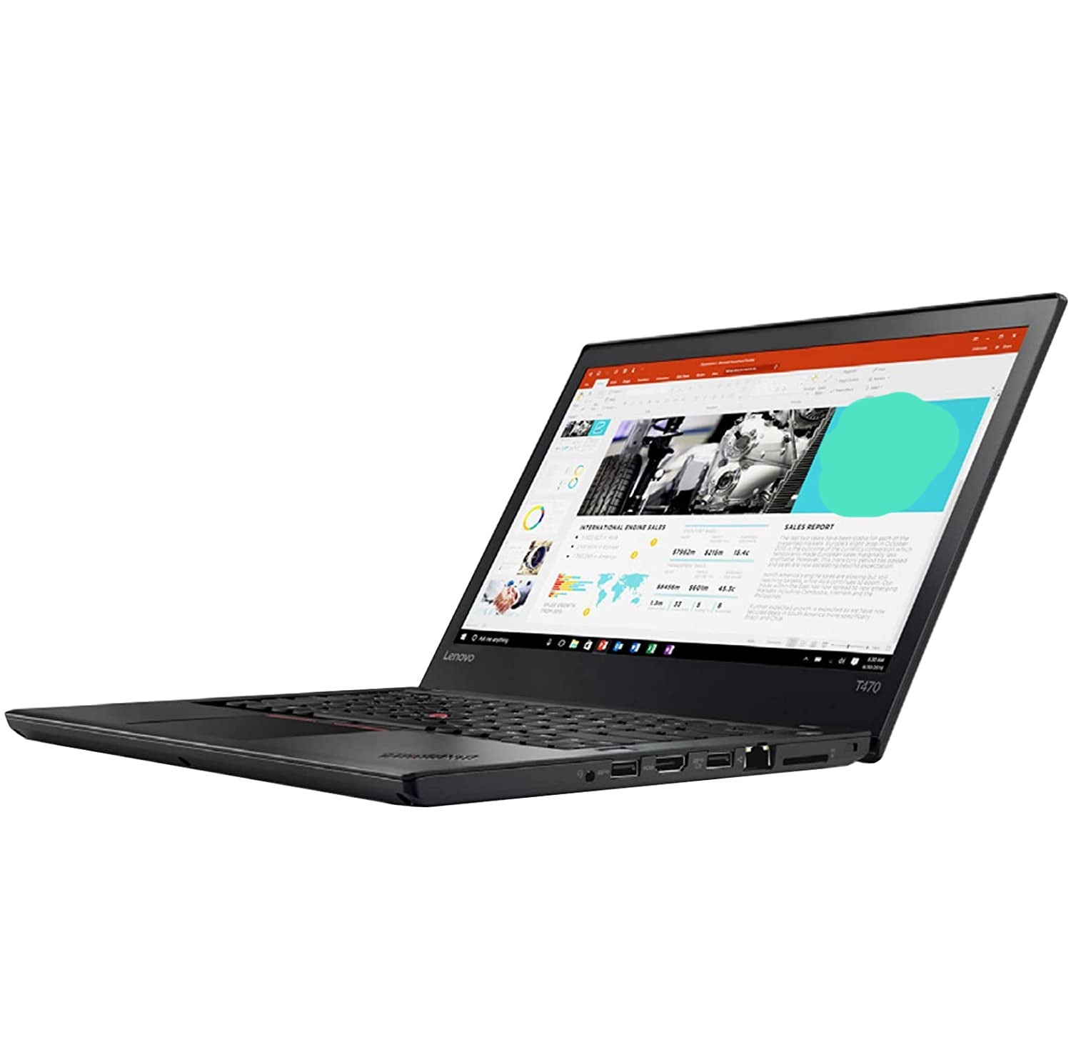 Lenovo ThinkPad T470 14" Intel Core i5-6300U 2.40GHz -8GB DDR4 256GB SSD Webcam Win 10 Pro(Renewed)