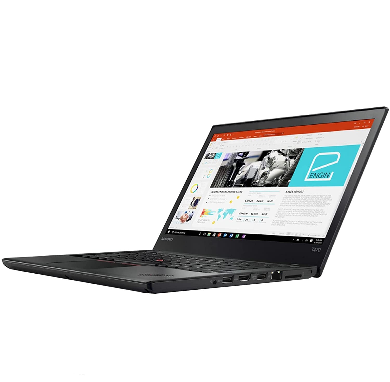 Lenovo ThinkPad T470 14" Intel Core i5-7500U 2.60GHz -8GB DDR4 256GB SSD Webcam Win 10 Pro(Renewed)