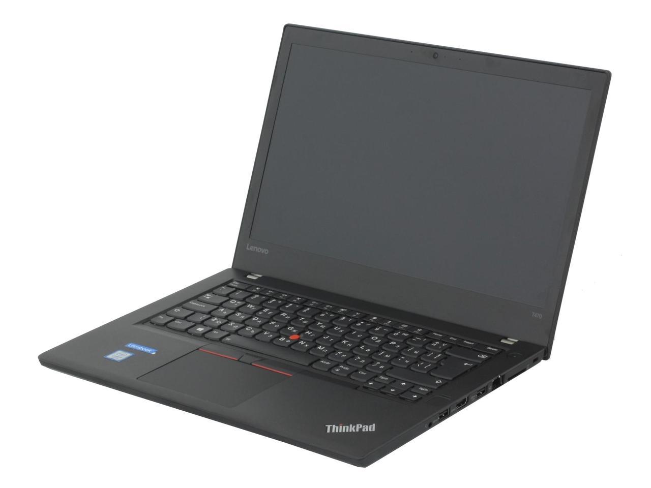 Lenovo ThinkPad T470 14" Intel Core i5-7500U 2.60GHz -8GB DDR4 256GB SSD Webcam Win 10 Pro(Renewed)