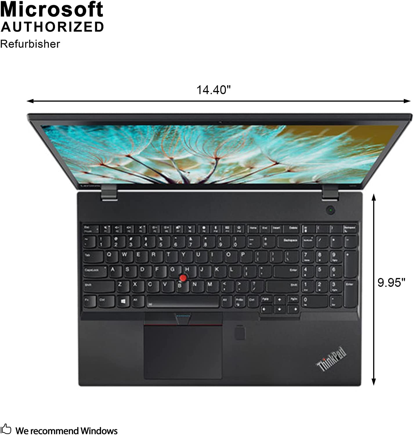 Lenovo ThinkPad T570 Intel Core i5-6300U 3.0GHz, 8GB RAM, 256GB SSD,  WiFi, Bluetooth 4.1, Win10 Pro(Renewed)