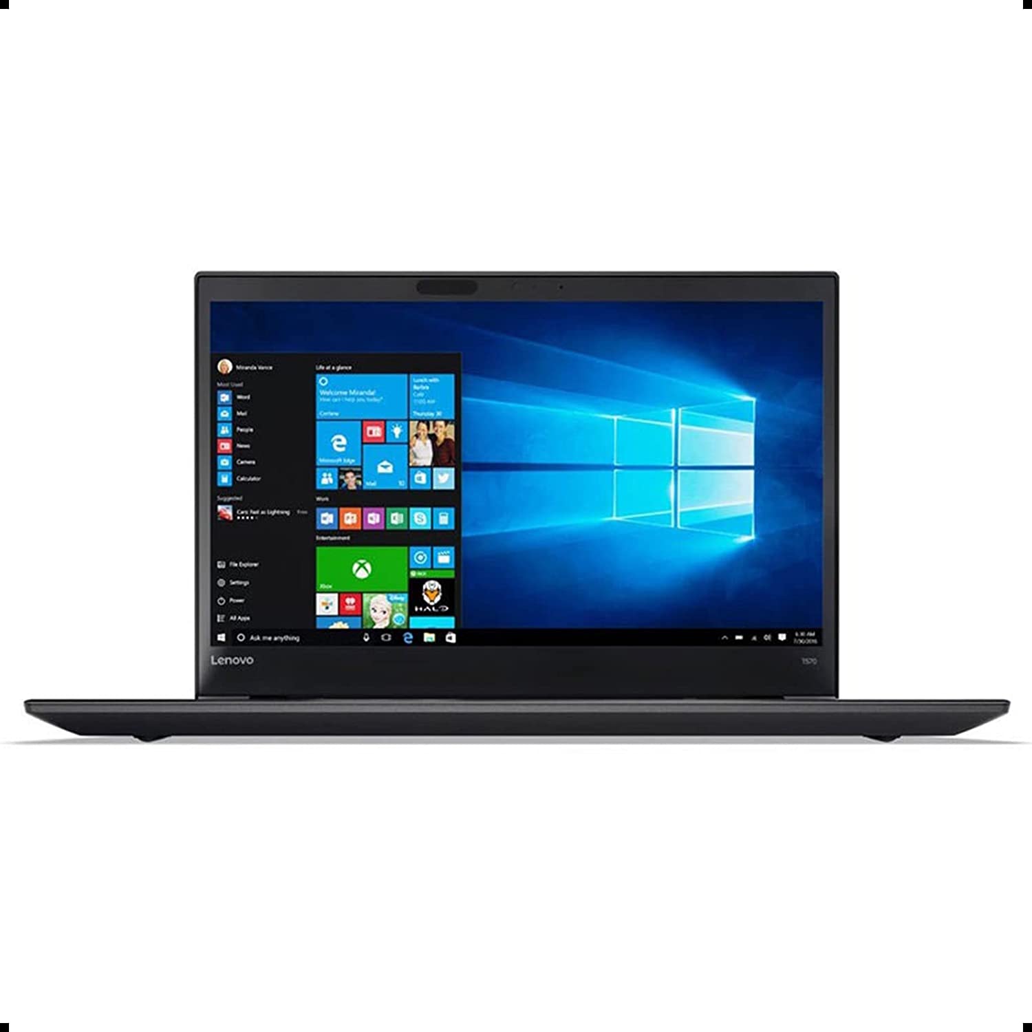 Lenovo ThinkPad T570 Intel Core i5-6300U 3.0GHz, 8GB RAM, 256GB SSD,  WiFi, Bluetooth 4.1, Win10 Pro(Renewed)
