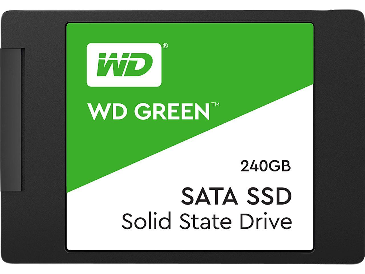 WD Green 240GB Internal PC SSD - SATA III 6 Gb/s, 2.5"/7mm - WDS240G2G0A - Atlas Computers & Electronics 