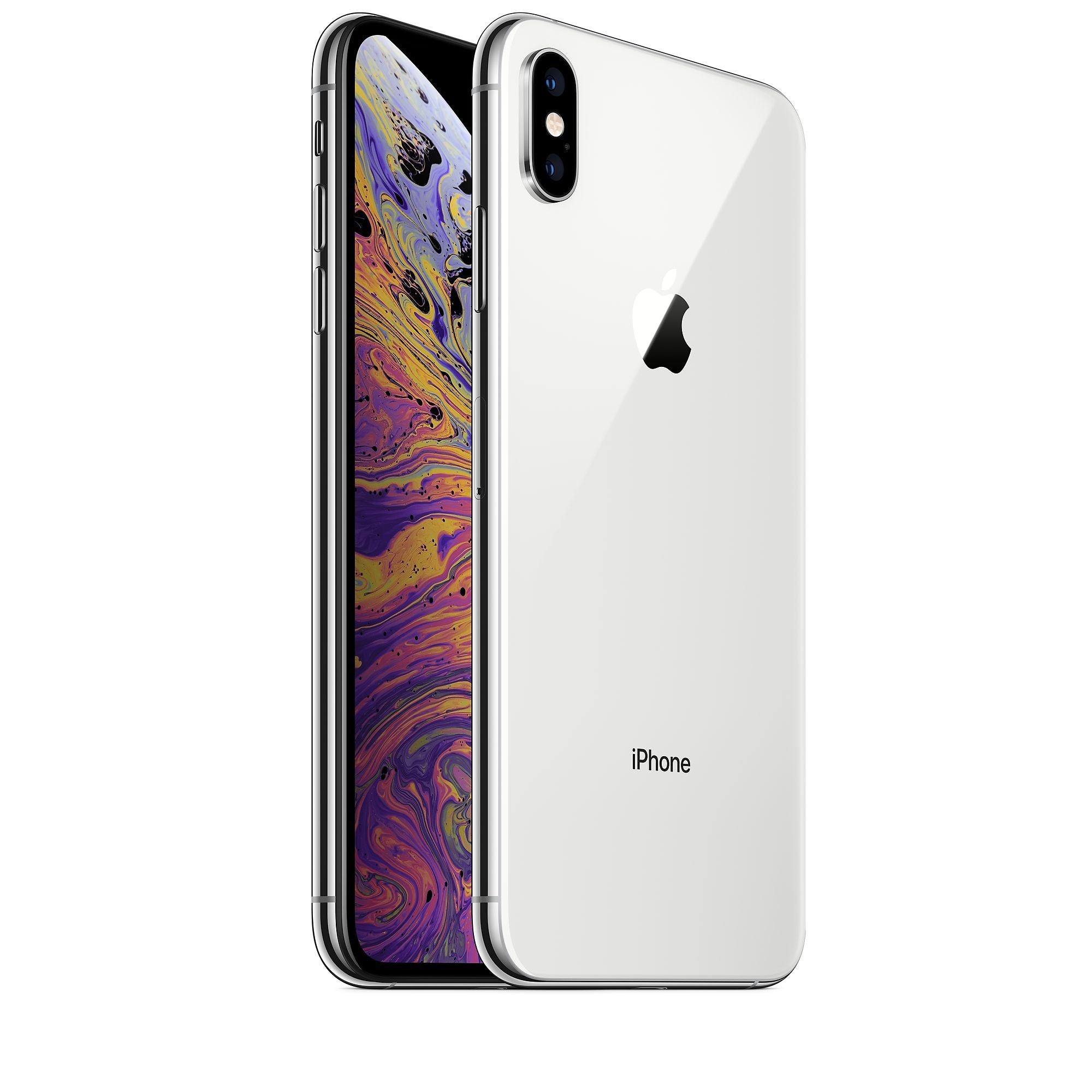 Apple iPhone A1921 XS Max 256GB - Silver (Unlocked).  Refurbished Silver & Black - Atlas Computers & Electronics 